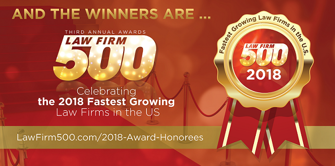 2018 Law Firm 500 Honoree